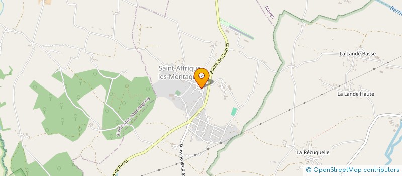 localisation de l'entreprise MADAME SYLVIE RAPP  SAINT-AFFRIQUE-LES-MONTAGNES