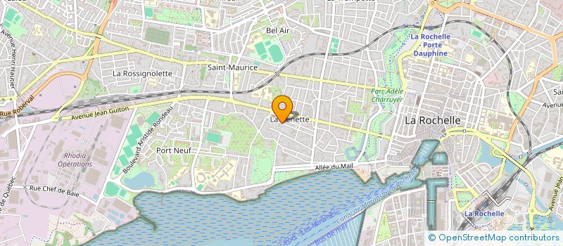 localisation de l'entreprise MADAME SYLVIE RATEAU  LA ROCHELLE