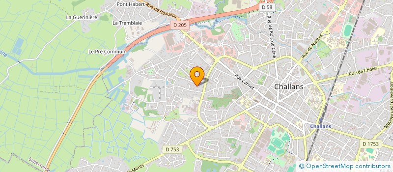 localisation de l'entreprise MADAME SYLVIE RATISKOL à CHALLANS