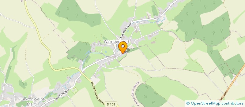 localisation de l'entreprise MADAME SYLVIE RAVAUX  WAMBERCOURT