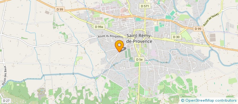 localisation de l'entreprise MADAME SYLVIE RAVOIRE  SAINT-REMY-DE-PROVENCE