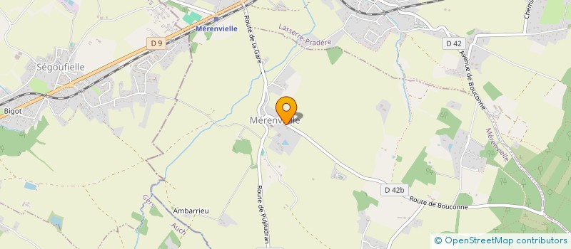 localisation de l'entreprise MADAME SYLVIE RAYMOND  MERENVIELLE