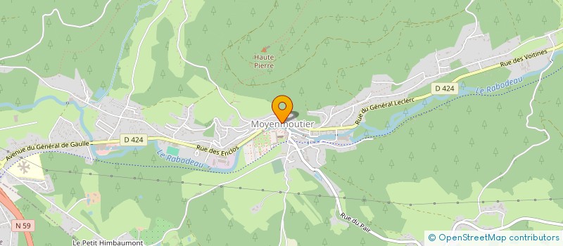 localisation de l'entreprise MADAME SYLVIE REALE à MOYENMOUTIER