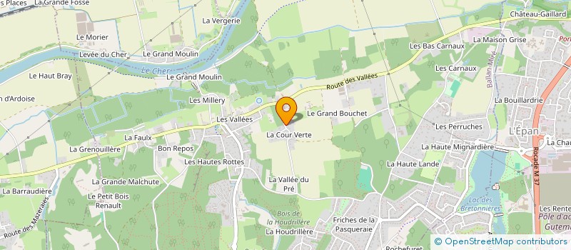 localisation de l'entreprise MADAME SYLVIE REBATTET  MONTS