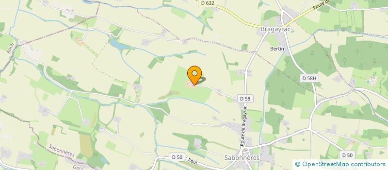 localisation de l'entreprise MADAME SYLVIE REBAUD  SABONNERES