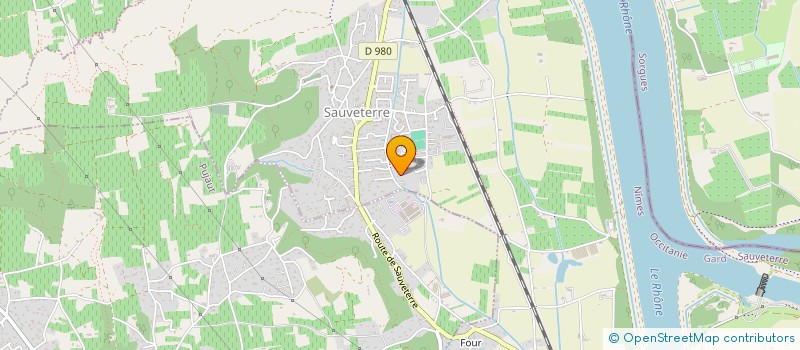 localisation de l'entreprise MADAME SYLVIE REBOUL  SAUVETERRE