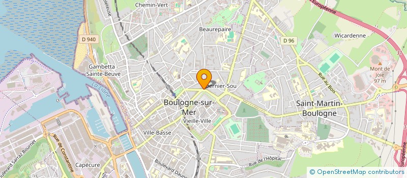localisation de l'entreprise MADAME SYLVIE REGNAULT à BOULOGNE-SUR-MER