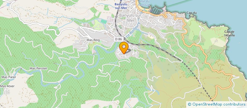 localisation de l'entreprise MADAME SYLVIE REIG  BANYULS-SUR-MER