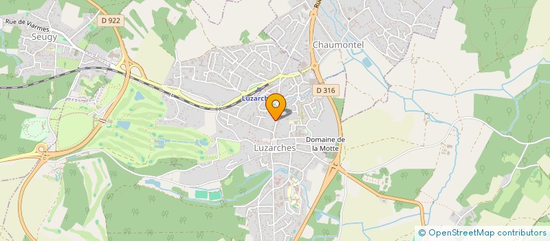 localisation de l'entreprise MADAME SYLVIE REMAUD  LUZARCHES