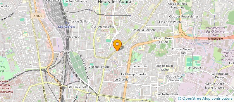 localisation de l'entreprise MADAME SYLVIE RENARD à ORLEANS