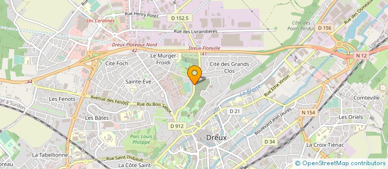 localisation de l'entreprise MADAME SYLVIE RENAUD à DREUX