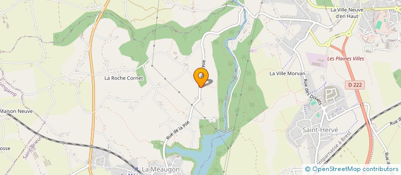 localisation de l'entreprise MADAME SYLVIE RENAUD  LA MEAUGON