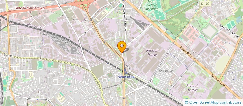 localisation de l'entreprise MADAME SYLVIE RENAUD  VENISSIEUX
