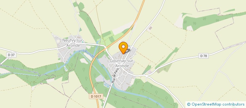 localisation de l'entreprise MADAME SYLVIE RENEE DE ROSA  GOURNAY-SUR-ARONDE