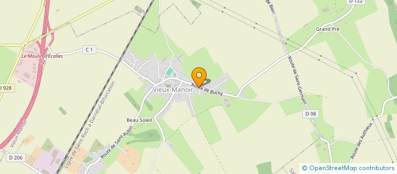 localisation de l'entreprise MADAME SYLVIE RENVOIZE  SAINTE-CROIX-SUR-BUCHY