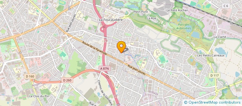 localisation de l'entreprise MADAME SYLVIE RETHORE  ANGERS