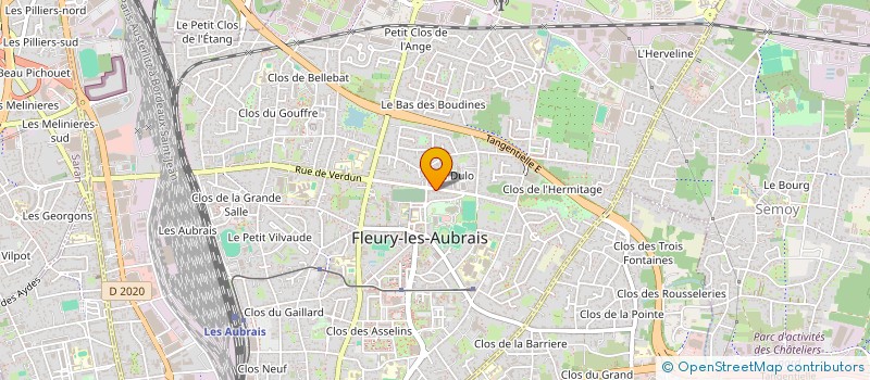 localisation de l'entreprise MADAME SYLVIE REVENIAUD à FLEURY-LES-AUBRAIS