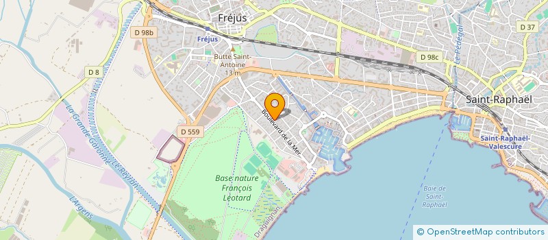 localisation de l'entreprise MADAME SYLVIE REVERCHON à FREJUS