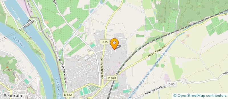 localisation de l'entreprise MADAME SYLVIE RICARD  TARASCON