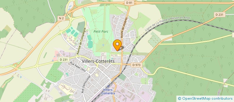 localisation de l'entreprise MADAME SYLVIE RICART à VILLERS-COTTERETS