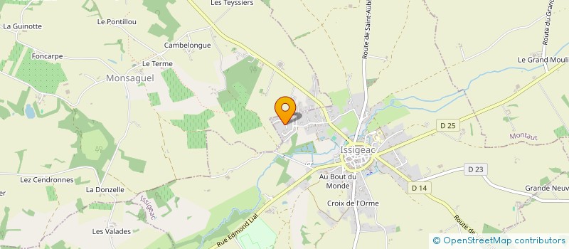 localisation de l'entreprise MADAME SYLVIE RICHARD à ISSIGEAC