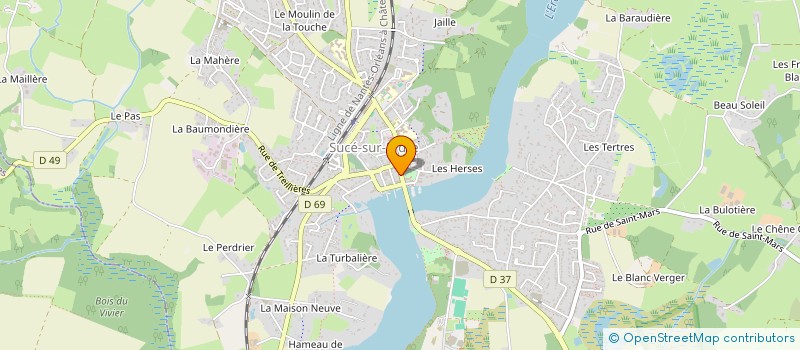 localisation de l'entreprise MADAME SYLVIE RICHARD  SUCE-SUR-ERDRE