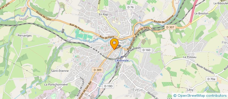 localisation de l'entreprise MADAME SYLVIE RICHE  L'ARBRESLE