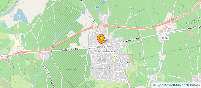 localisation de l'entreprise MADAME SYLVIE RICHET  SAINT-GENIS-DES-FONTAINES