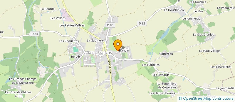 localisation de l'entreprise MADAME SYLVIE RICLET à SAINT-BRANCHS