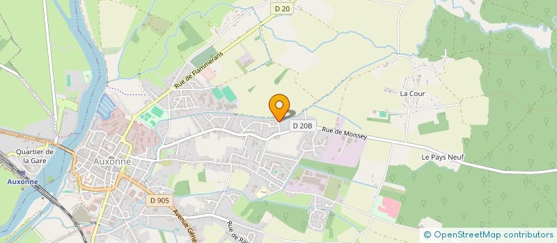 localisation de l'entreprise MADAME SYLVIE RIEHLING  AUXONNE