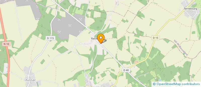 localisation de l'entreprise MADAME SYLVIE RIFFE à AUSSAC-VADALLE
