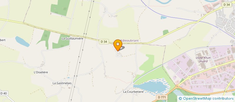 localisation de l'entreprise MADAME SYLVIE RIGAUD  SAINT-AUBIN-DES-CHATEAUX