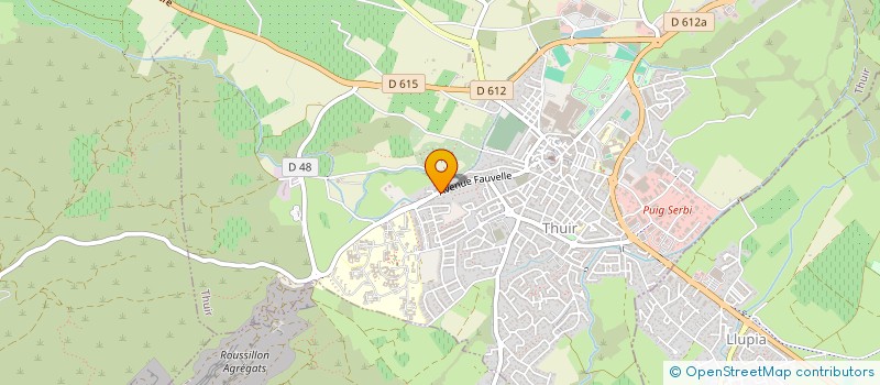 localisation de l'entreprise MADAME SYLVIE RIGHI  THUIR