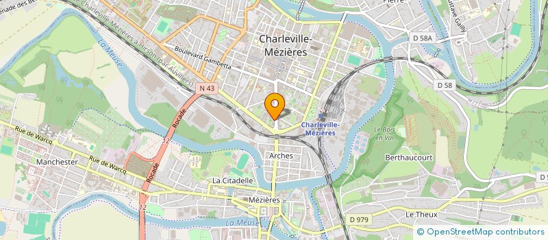 localisation de l'entreprise MADAME SYLVIE RIOU  CHARLEVILLE-MEZIERES