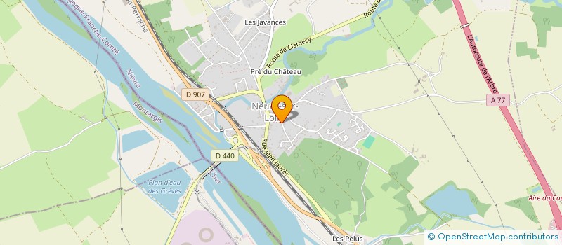 localisation de l'entreprise MADAME SYLVIE RIOUX à NEUVY-SUR-LOIRE