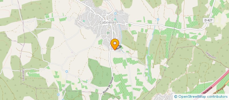 localisation de l'entreprise MADAME SYLVIE RITAINE  CABRIERES