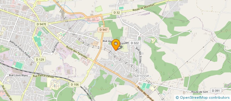 localisation de l'entreprise MADAME SYLVIE RIVES  SAUGNAC-ET-CAMBRAN