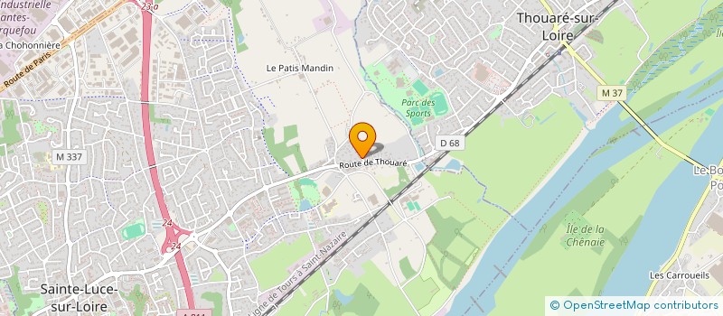 localisation de l'entreprise MADAME SYLVIE RIVIERE  SAINTE-LUCE-SUR-LOIRE