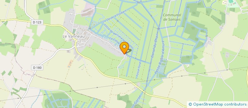 localisation de l'entreprise MADAME SYLVIE RIVOUAL  LE VANNEAU-IRLEAU