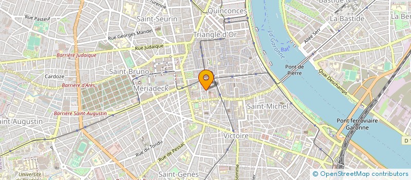 localisation de l'entreprise MADAME SYLVIE ROBERT  BORDEAUX