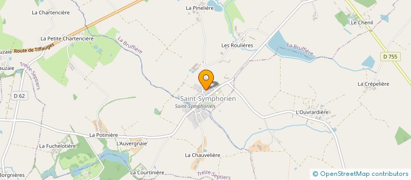 localisation de l'entreprise MADAME SYLVIE ROBIN à LA BRUFFIERE