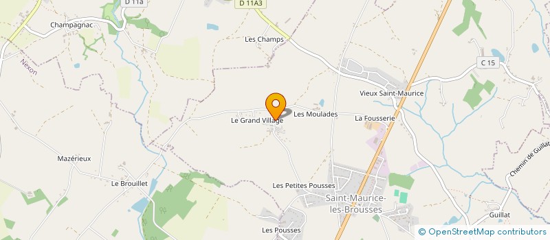 localisation de l'entreprise MADAME SYLVIE ROBY à SAINT-MAURICE-LES-BROUSSES