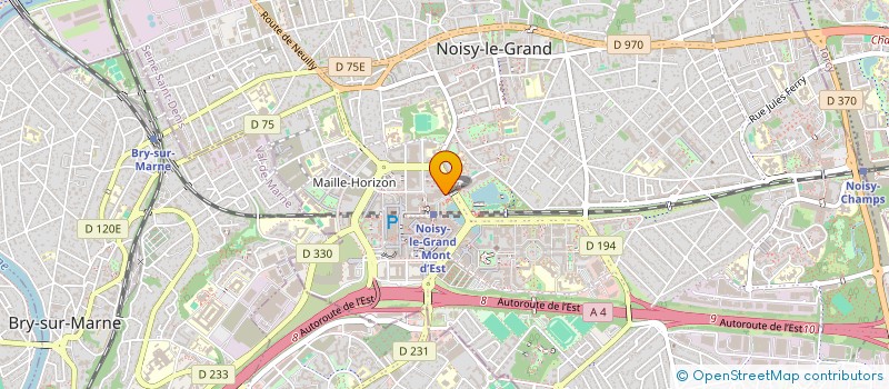 localisation de l'entreprise MADAME SYLVIE ROCHART à NOISY-LE-GRAND