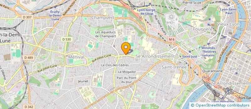 localisation de l'entreprise MADAME SYLVIE ROCHAS à LYON