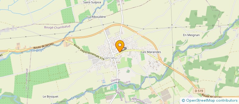 localisation de l'entreprise MADAME SYLVIE ROCHE  JARCIEU