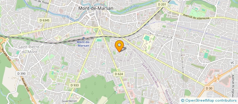 localisation de l'entreprise MADAME SYLVIE RODRIGUEZ  MONT-DE-MARSAN