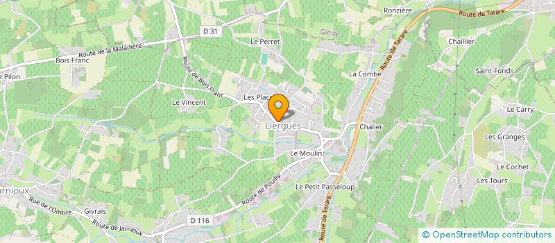 localisation de l'entreprise MADAME SYLVIE ROLHION  PORTE DES PIERRES DOREES