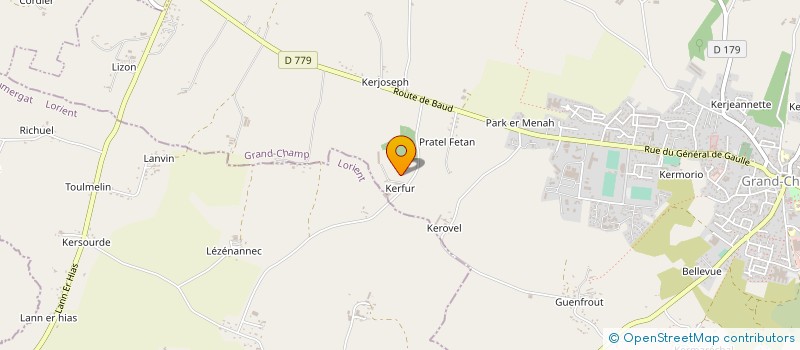 localisation de l'entreprise MADAME SYLVIE ROLLAIS  GRANDCHAMP