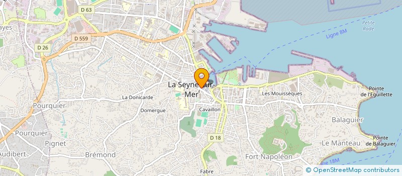 localisation de l'entreprise MADAME SYLVIE ROMANELLO à LA SEYNE-SUR-MER