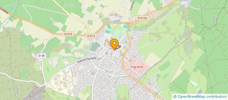 localisation de l'entreprise MADAME SYLVIE ROMEU  THUIR